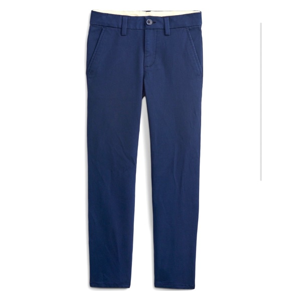 New GAP Uniform Blue Khaki Boys Size 14 - Picture 1 of 4